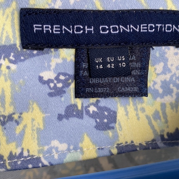 French Connection stretch cotton dress size 10. - Picture 3 of 4